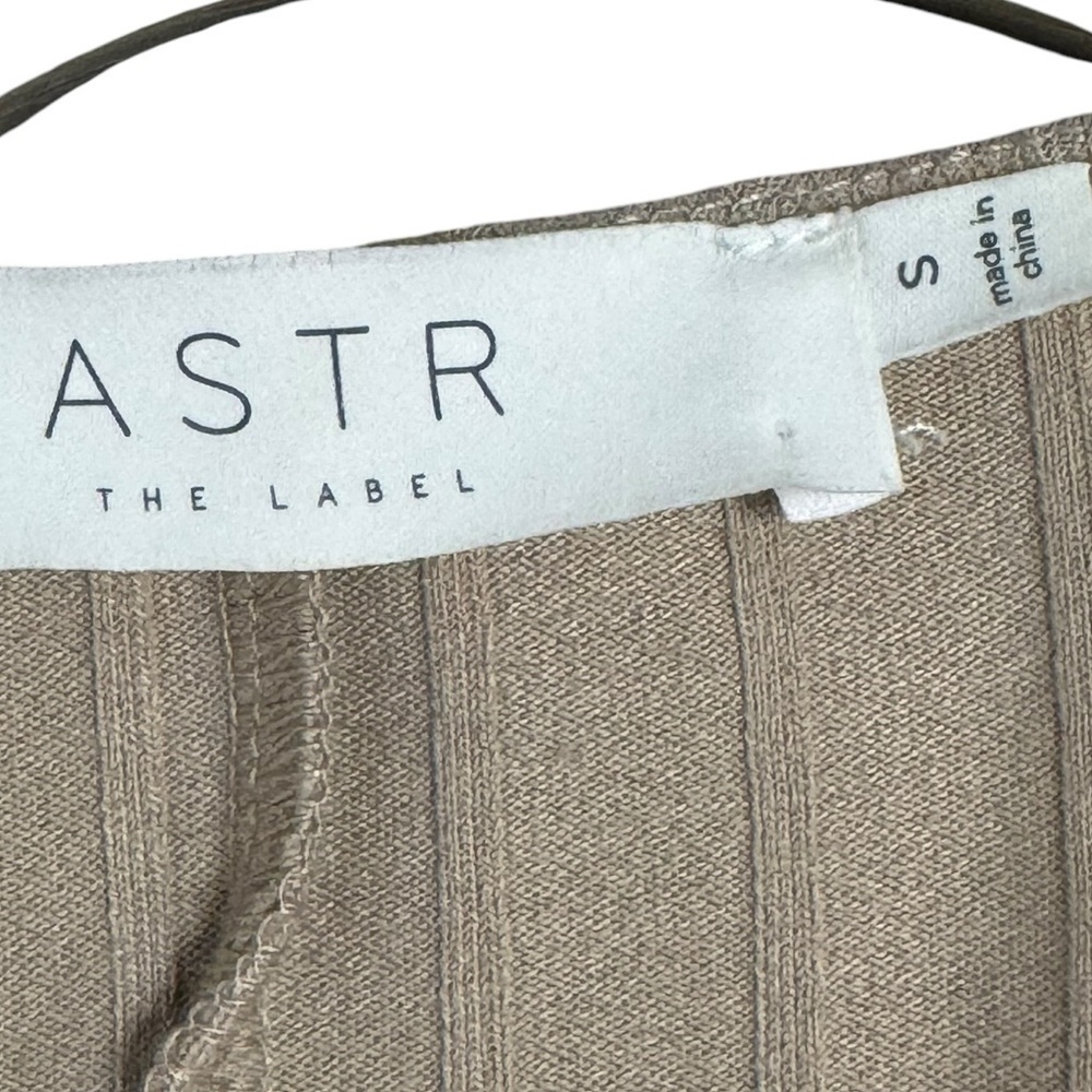 Astr The Label Twist Front Long Sleeve Midi Oatmeal Small Anthropologie - Picture 8 of 12